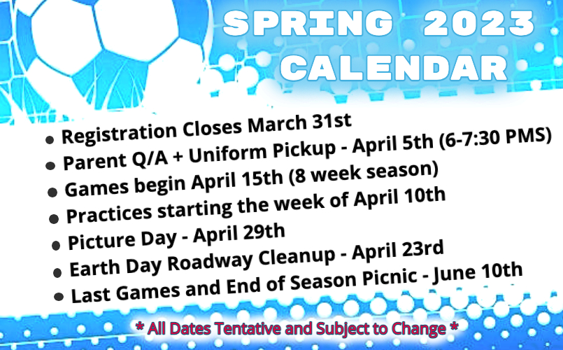 Mark your calendars