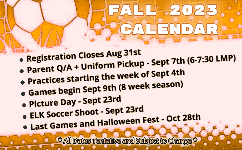 Mark your calendars