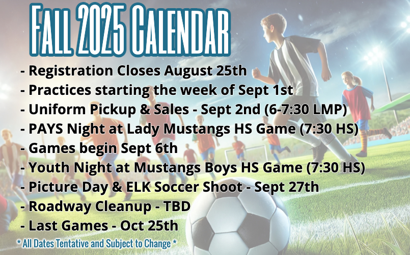 Mark your calendars!