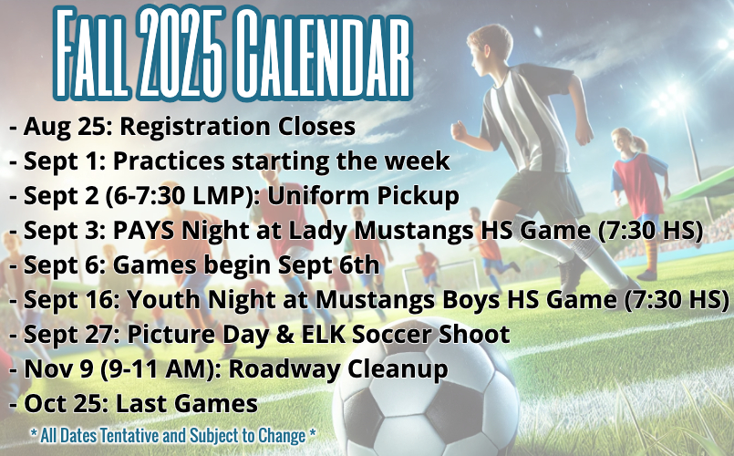 Mark your calendars!